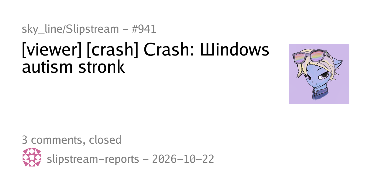 #941 - [viewer] [crash] Crash: Шindows autism stronk - sky_line ...